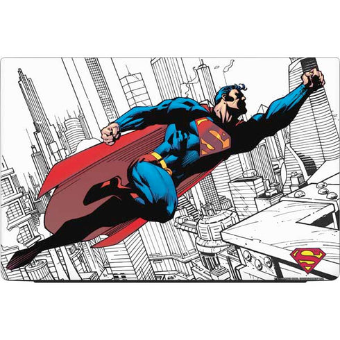 DC Comics Superman Flying Over City Pose Dell Vostro Skin