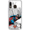 DC Comics Superman Flying Over City Pose Galaxy A20 Clear Case