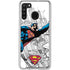 DC Comics Superman Flying Over City Pose Galaxy A21 Clear Case