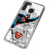 DC Comics Superman Flying Over City Pose Galaxy A21 Clear Case