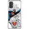 DC Comics Superman Flying Over City Pose Galaxy A32 5G Clear Case