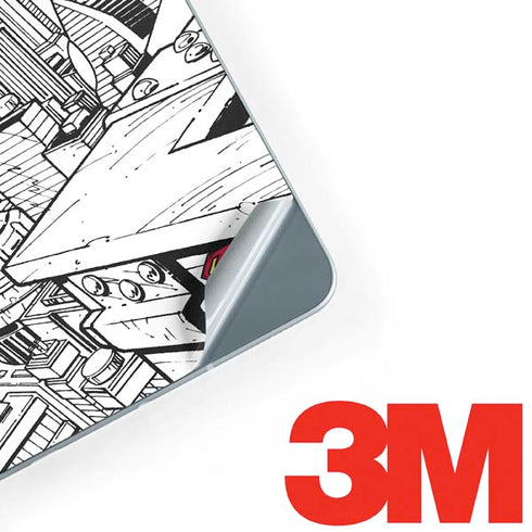 DC Comics Superman Flying Over City Pose Galaxy Book 12in Skin