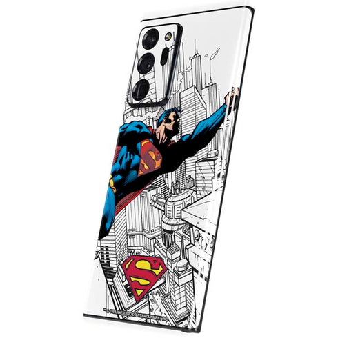 DC Comics Superman Flying Over City Pose Galaxy Note20 Ultra 5G Skin
