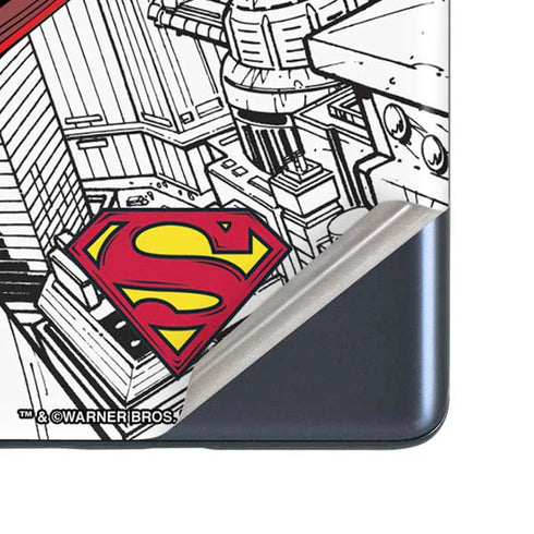 DC Comics Superman Flying Over City Pose Galaxy S20 Fan Edition Skin