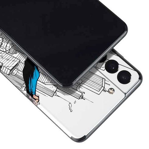 DC Comics Superman Flying Over City Pose Galaxy S21 5G Skin