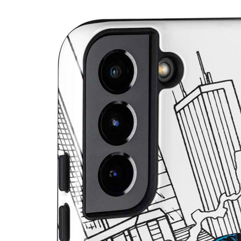 DC Comics Superman Flying Over City Pose Galaxy S22 Plus Pro Case