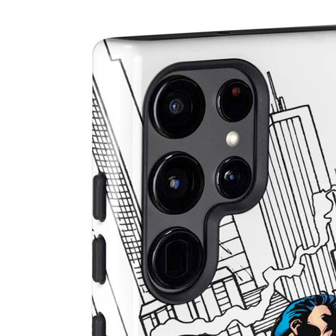 DC Comics Superman Flying Over City Pose Galaxy S22 Ultra Pro Case