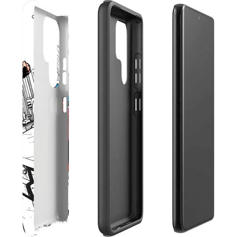DC Comics Superman Flying Over City Pose Galaxy S22 Ultra Pro Case