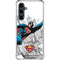 DC Comics Superman Flying Over City Pose Galaxy S23 FE Clear Case