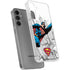 DC Comics Superman Flying Over City Pose Galaxy S24 Plus Clear Case