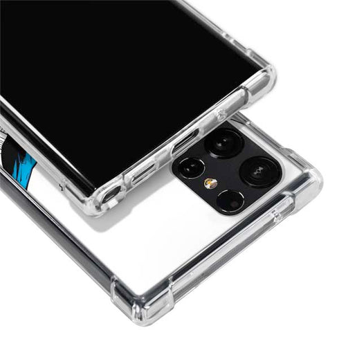DC Comics Superman Flying Over City Pose Galaxy S24 Ultra Clear Case