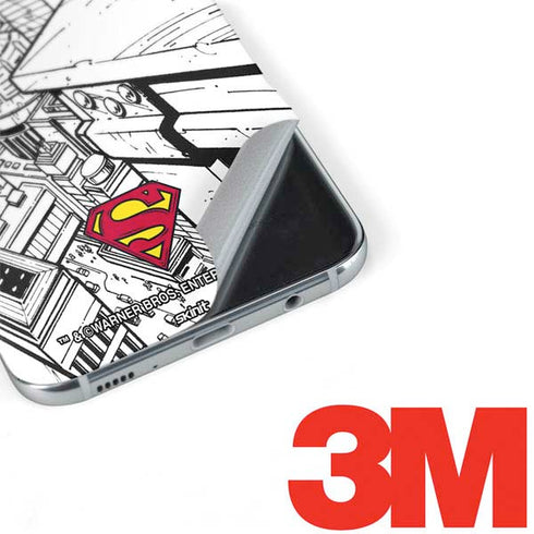 DC Comics Superman Flying Over City Pose Galaxy S8 Skin