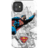 DC Comics Superman Flying Over City Pose iPhone 11 Impact Case