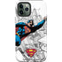 DC Comics Superman Flying Over City Pose iPhone 12 Pro Max Impact Case