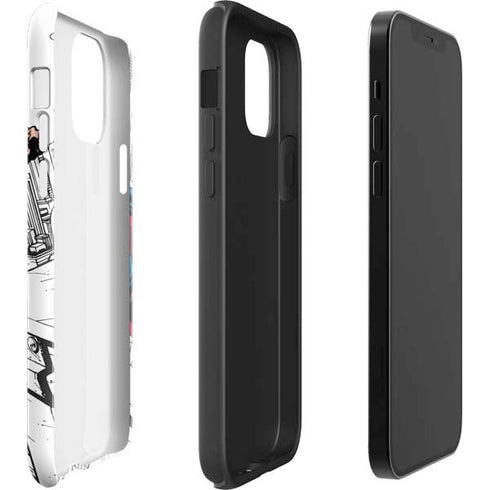 DC Comics Superman Flying Over City Pose iPhone 12 Pro Max Impact Case