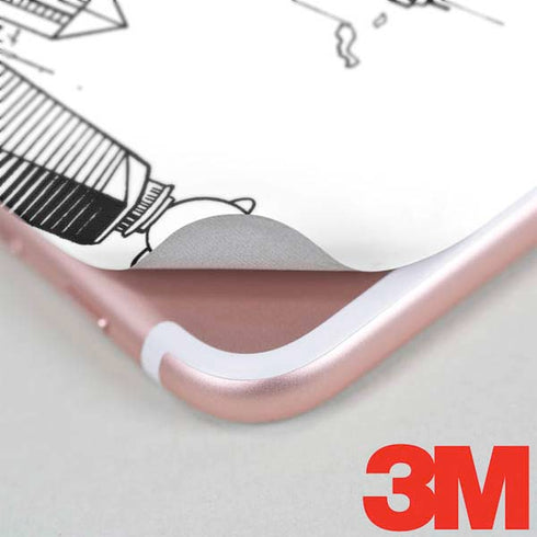 DC Comics Superman Flying Over City Pose iPhone 7 Skin