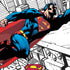 DC Comics Superman Flying Over City Pose Moto E5 Play Skin