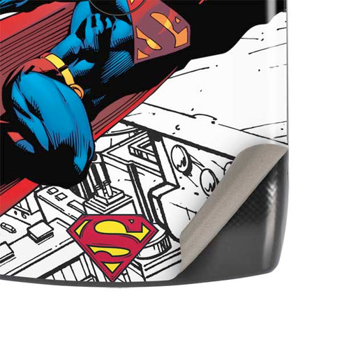 DC Comics Superman Flying Over City Pose Motorola RAZR Skin