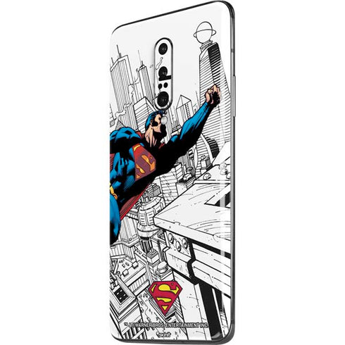 DC Comics Superman Flying Over City Pose OnePlus 7 Pro Skin