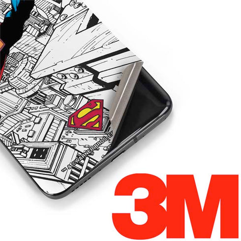 DC Comics Superman Flying Over City Pose OnePlus 7 Pro Skin