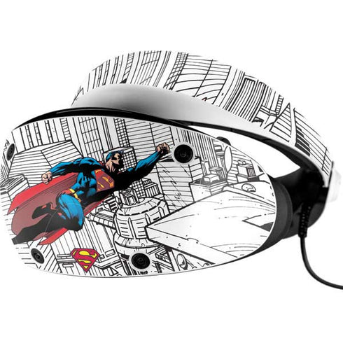 DC Comics Superman Flying Over City Pose PlayStation VR2 Skin