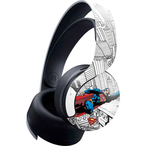 DC Comics Superman Flying Over City Pose PULSE 3D Wireless Headset for PS5 Skin
