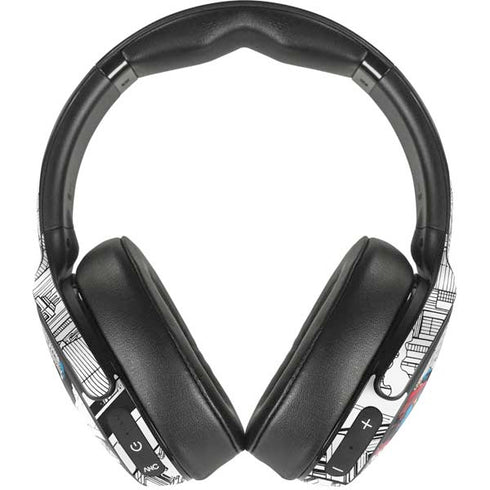 DC Comics Superman Flying Over City Pose Skullcandy Venue Skin