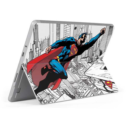 DC Comics Superman Flying Over City Pose Surface Go Skin