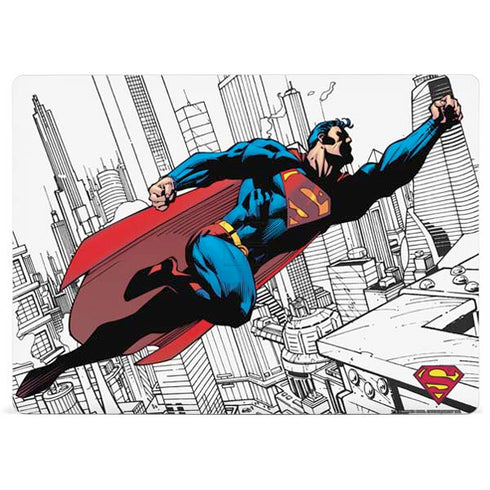 DC Comics Superman Flying Over City Pose Surface Laptop 3 13.5in Skin
