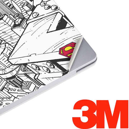 DC Comics Superman Flying Over City Pose Surface Laptop 3 13.5in Skin