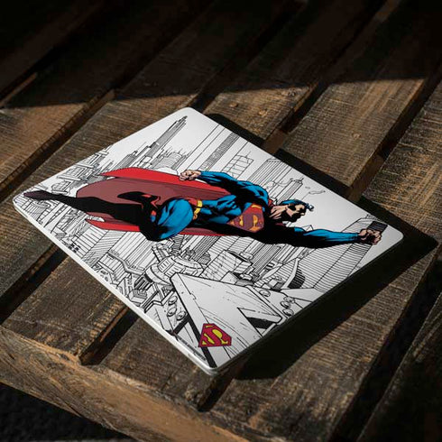 DC Comics Superman Flying Over City Pose Surface Laptop 3 13.5in Skin
