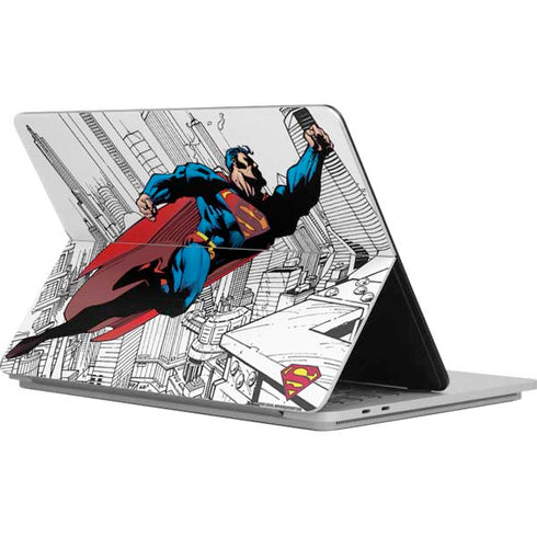 DC Comics Superman Flying Over City Pose Surface Laptop Studio Skin