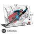 DC Comics Superman Flying Over City Pose Universal Laptop 12in (9.8 x 6.8in) Skin