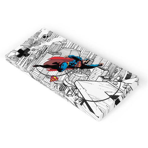 DC Comics Superman Flying Over City Pose Xbox Adaptive Controller Skin