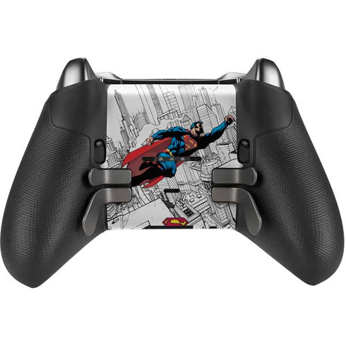 DC Comics Superman Flying Over City Pose Xbox Elite Wireless Controller Series 2 Skin