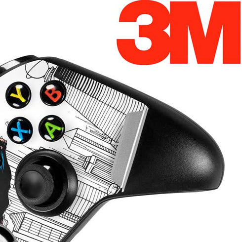 DC Comics Superman Flying Over City Pose Xbox One S All-Digital Edition Bundle Skin