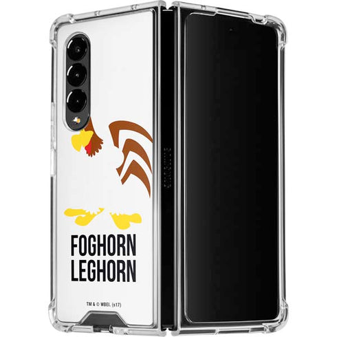 Looney Tunes Foghorn Leghorn Identity Galaxy Z Fold4 5G Clear Case