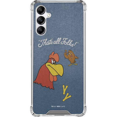 Looney Tunes Foghorn Leghorn Thats All Folks Galaxy A14 5G Clear Case