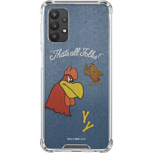 Looney Tunes Foghorn Leghorn Thats All Folks Galaxy A32 5G Clear Case