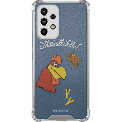 Looney Tunes Foghorn Leghorn Thats All Folks Galaxy A53 5G Clear Case