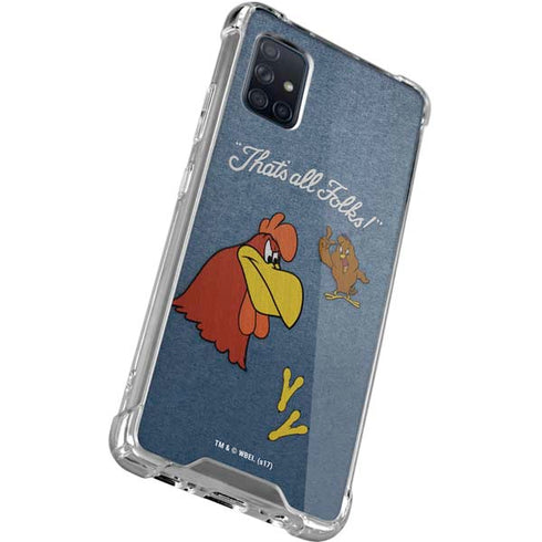 Looney Tunes Foghorn Leghorn Thats All Folks Galaxy A71 5G Clear Case