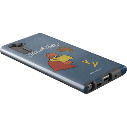 Looney Tunes Foghorn Leghorn Thats All Folks Galaxy Note 10 Pro Case