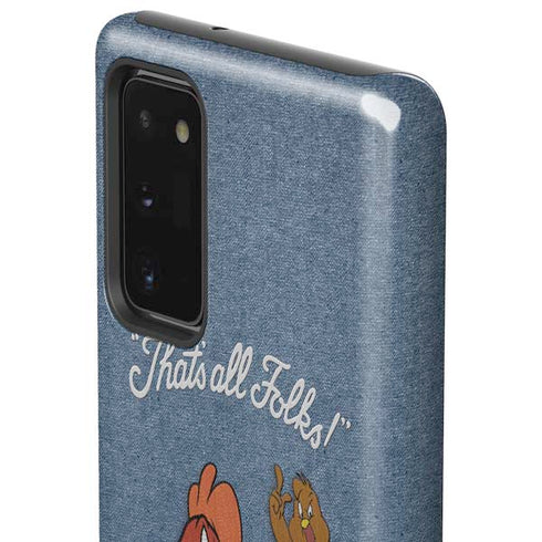 Looney Tunes Foghorn Leghorn Thats All Folks Galaxy Note20 5G Pro Case