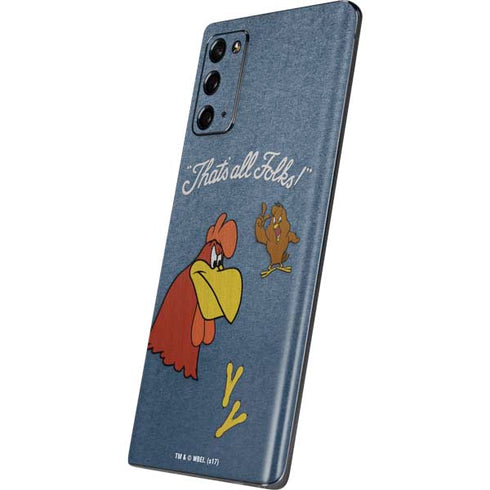 Looney Tunes Foghorn Leghorn Thats All Folks Galaxy Note20 5G Skin