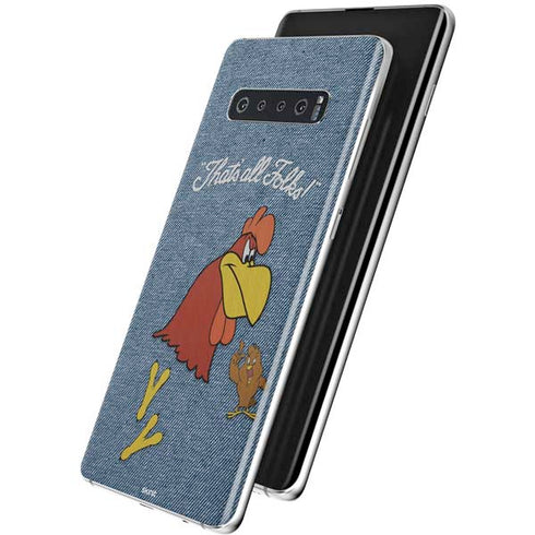 Looney Tunes Foghorn Leghorn Thats All Folks Galaxy S10 Plus Skin