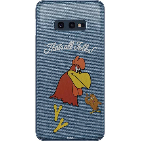Looney Tunes Foghorn Leghorn Thats All Folks Galaxy S10e Skin