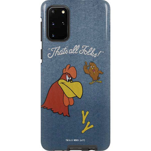 Looney Tunes Foghorn Leghorn Thats All Folks Galaxy S20 Plus Pro Case