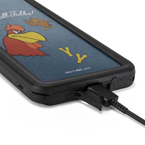 Looney Tunes Foghorn Leghorn Thats All Folks Galaxy S20 Plus Waterproof Case