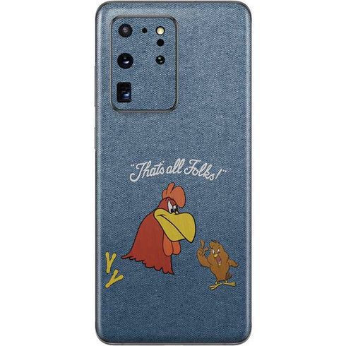 Looney Tunes Foghorn Leghorn Thats All Folks Galaxy S20 Ultra 5G Skin