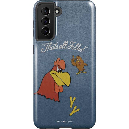 Looney Tunes Foghorn Leghorn Thats All Folks Galaxy S21 FE Pro Case